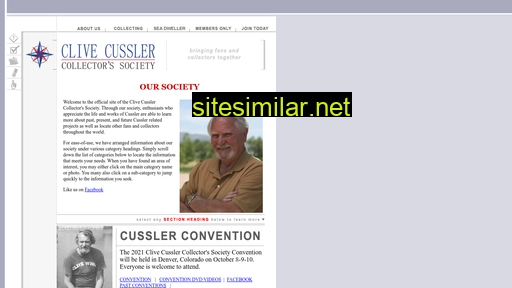 cusslersociety.com alternative sites
