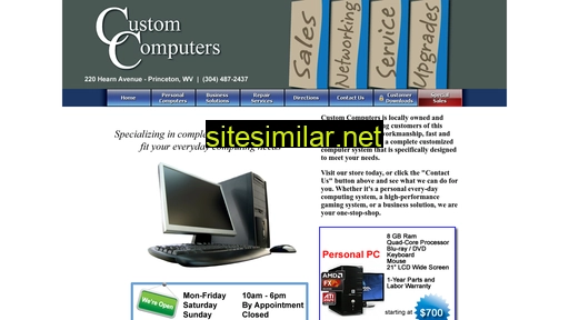 customcomputers-wv.com alternative sites