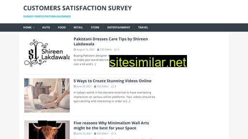 Customerssatisfactionsurvey similar sites