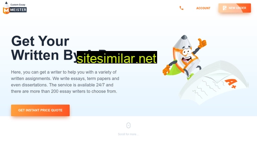 customessaymeister.com alternative sites