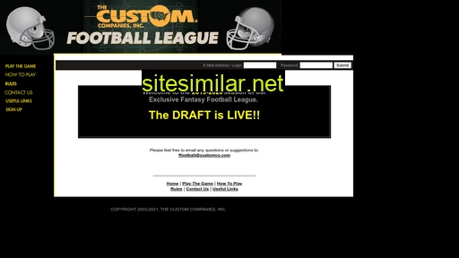 customfantasyfootball.com alternative sites