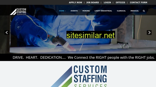 customstaffingservices.com alternative sites