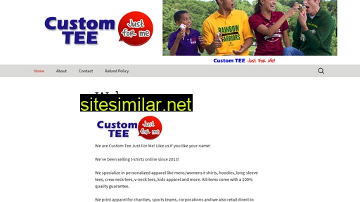 Customteejustforme similar sites