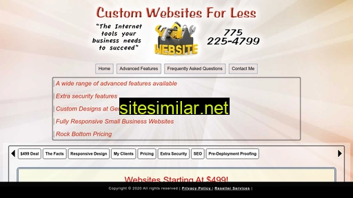 customwebsitesforless.com alternative sites