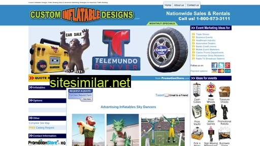 Custominflatabledesigns similar sites