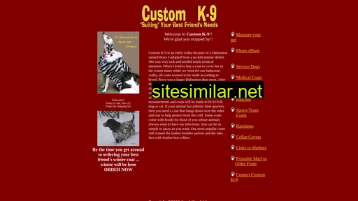 customk-9.com alternative sites