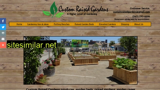 customraisedgardens.com alternative sites