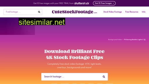 Cutestockfootage similar sites