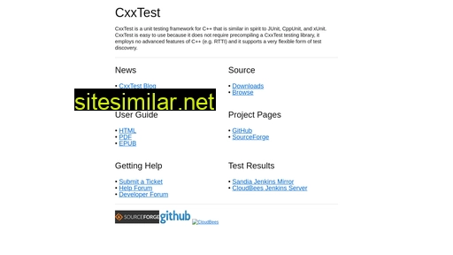 cxxtest.com alternative sites