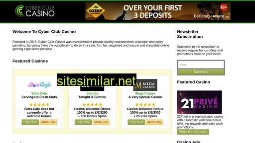 cyberclubcasino.com alternative sites