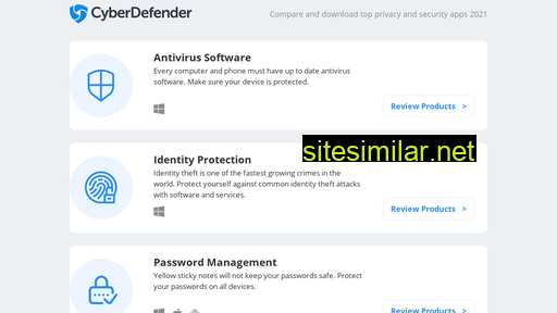 cyberdefender.com alternative sites