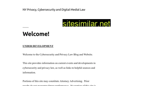 Cyberprivacylaw similar sites