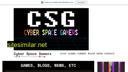 Cyberspacegamers similar sites