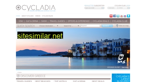 cycladia.com alternative sites