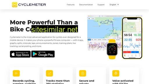 cyclemeter.com alternative sites