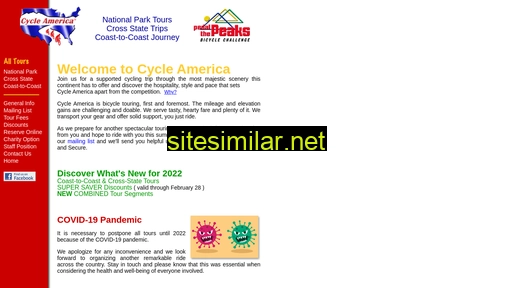 cycleamerica.com alternative sites