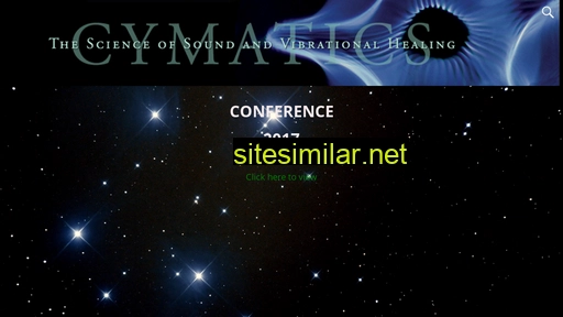 cymaticsconference.com alternative sites