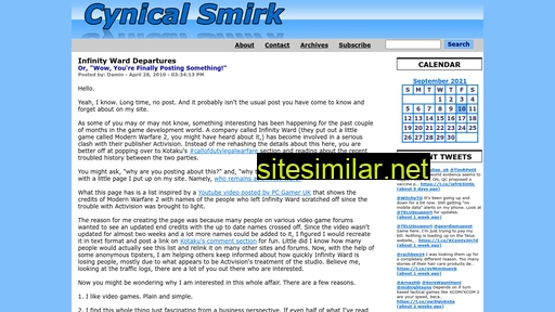 cynicalsmirk.com alternative sites