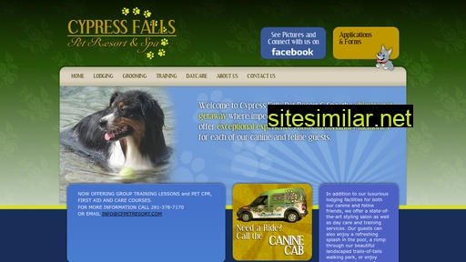 cypressfallspetresort.com alternative sites