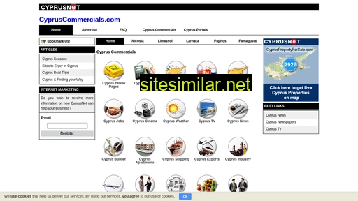 cypruscommercials.com alternative sites