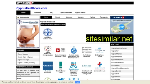 Cyprushealthcare similar sites