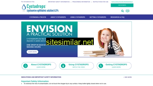 cystadrops.com alternative sites