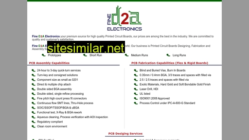 d2aelectronics.com alternative sites