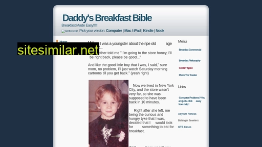 daddysbreakfastbible.com alternative sites