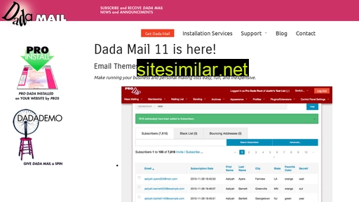 Dadamailproject similar sites