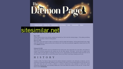 Daemonpage similar sites