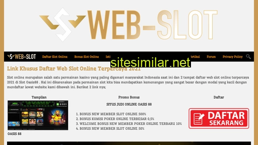 daftar.web-slot.com alternative sites