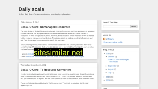 daily-scala.blogspot.com alternative sites