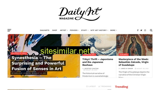 dailyartmagazine.com alternative sites