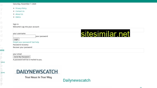 Dailynewscatch similar sites