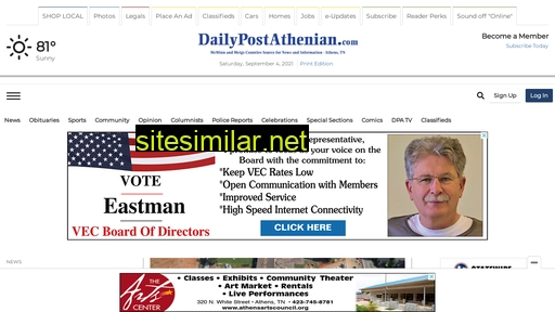 dailypostathenian.com alternative sites