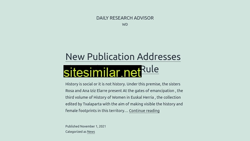 dailyresearchadvisor.com alternative sites