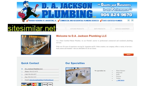 dajacksonplumbing.com alternative sites
