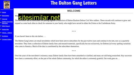 Dalton-newsletter similar sites