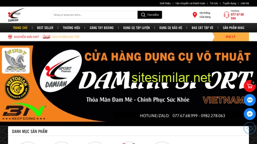 damiansportvietnam.com alternative sites