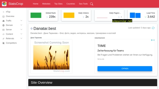 danatar.best.statscrop.com alternative sites