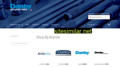 danbyapplianceparts.com alternative sites