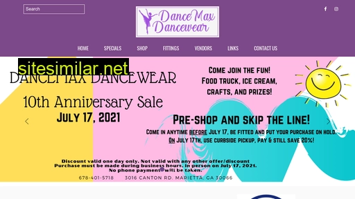 Dancemaxdancewear similar sites