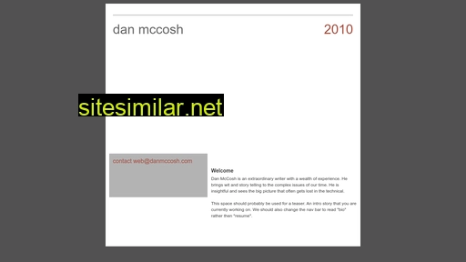 danmccosh.com alternative sites