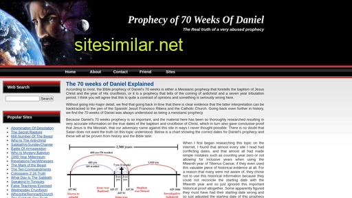Daniel70weeks similar sites