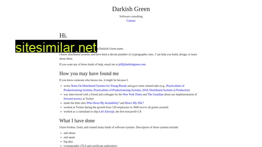 darkishgreen.com alternative sites