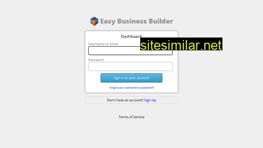 dashboard.easybusinessbuilder.com alternative sites