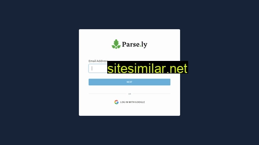 dash.parsely.com alternative sites