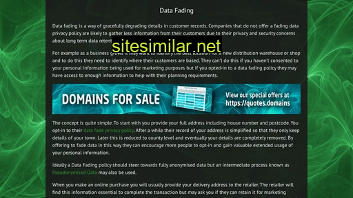 datafading.com alternative sites