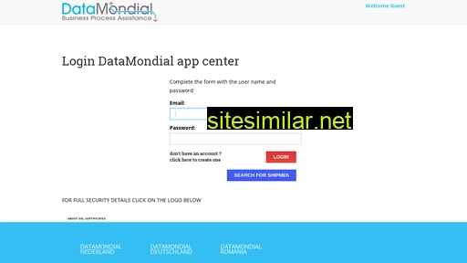 datamondial-logistic-services.com alternative sites