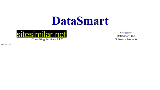 Datasmart similar sites
